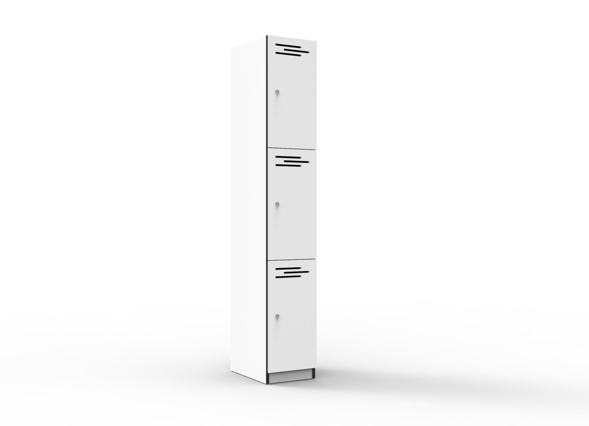 3 Door Melamine Locker - Easy Office Furniture