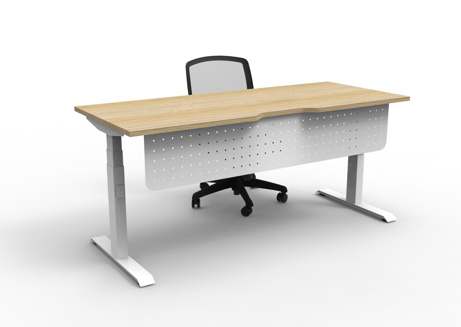 Arch Perforated Modesty Panel - Easy Office Furniture