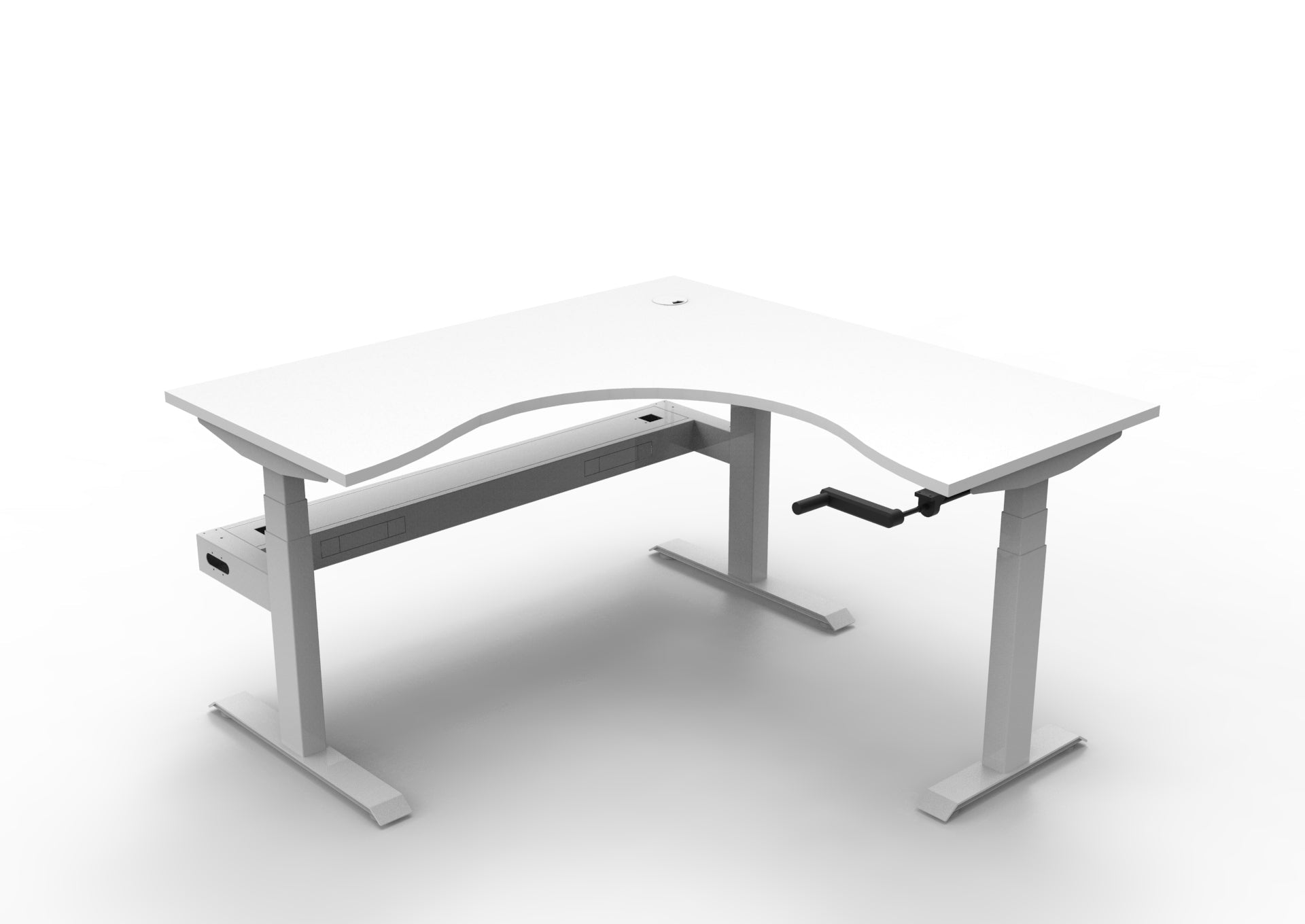 Boost Crank Corner Workstation - Easy Office Furniture