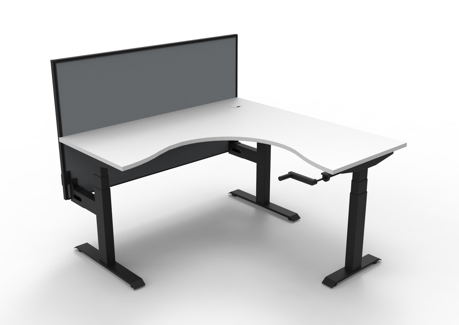 Boost Crank Corner Workstation - Easy Office Furniture