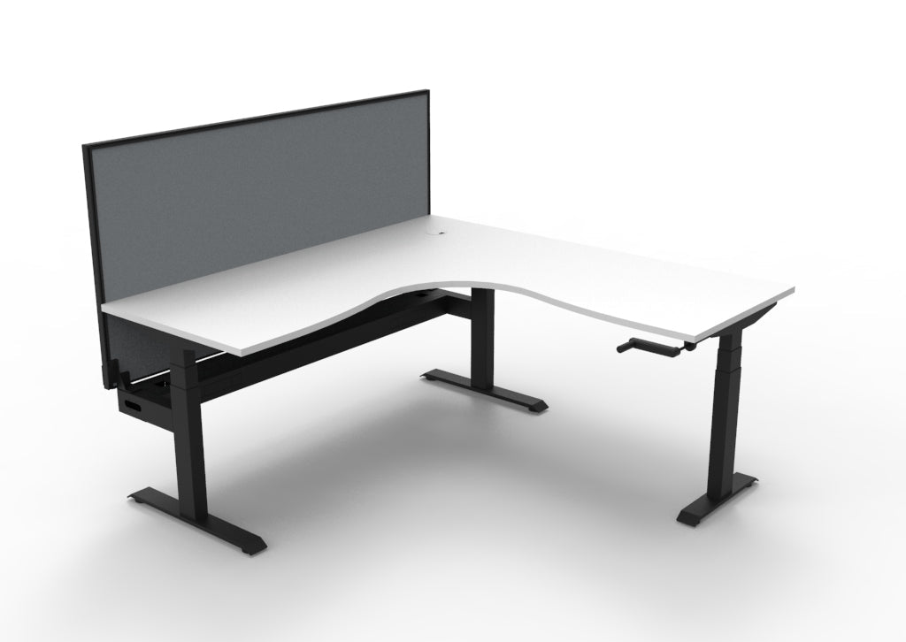 Boost Crank Corner Workstation - Easy Office Furniture