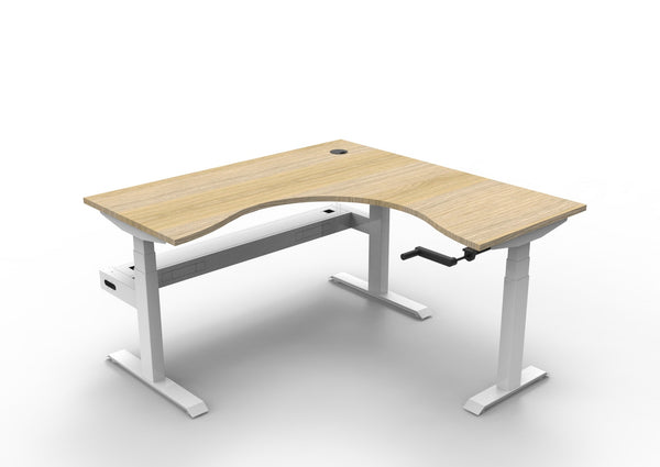 Boost Crank Corner Workstation - Easy Office Furniture