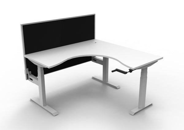 Boost Crank Corner Workstation - Easy Office Furniture