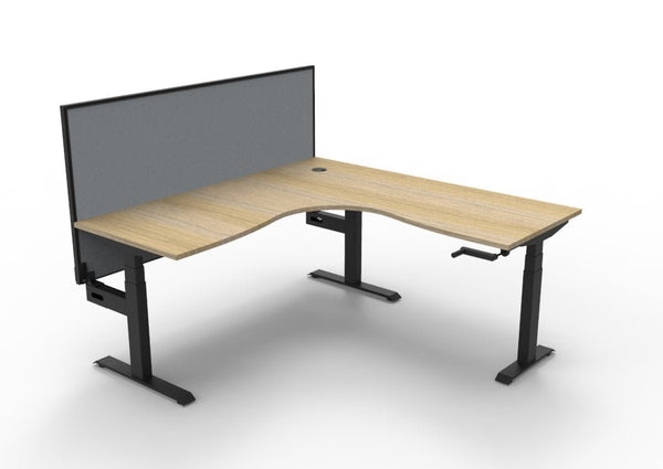 Boost Crank Corner Workstation - Easy Office Furniture