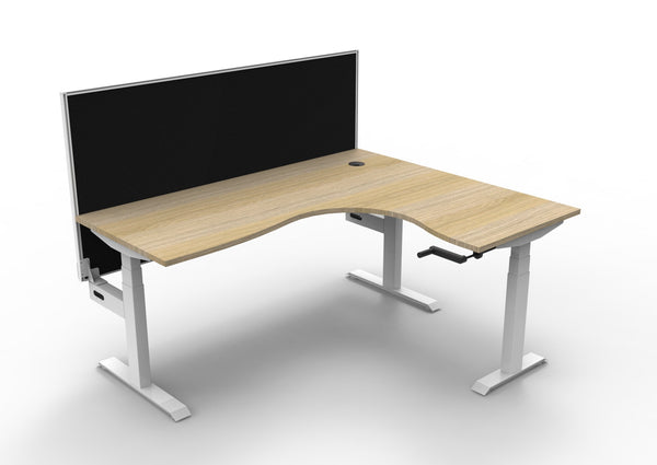 Boost Crank Corner Workstation - Easy Office Furniture
