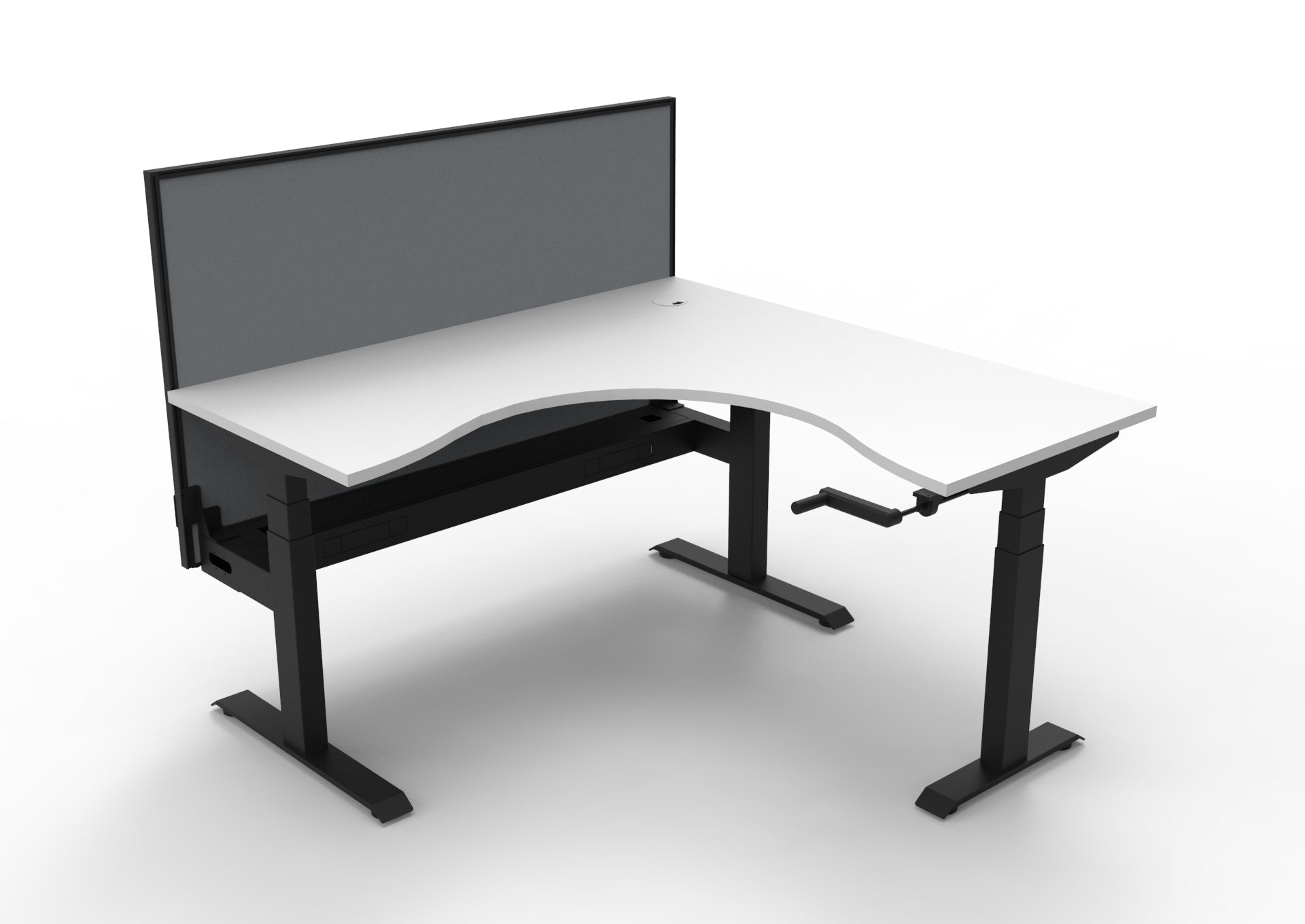 Boost Crank Corner Workstation - Easy Office Furniture