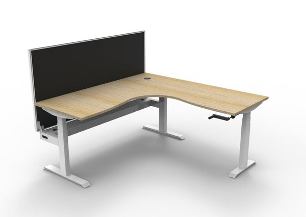 Boost Crank Corner Workstation - Easy Office Furniture