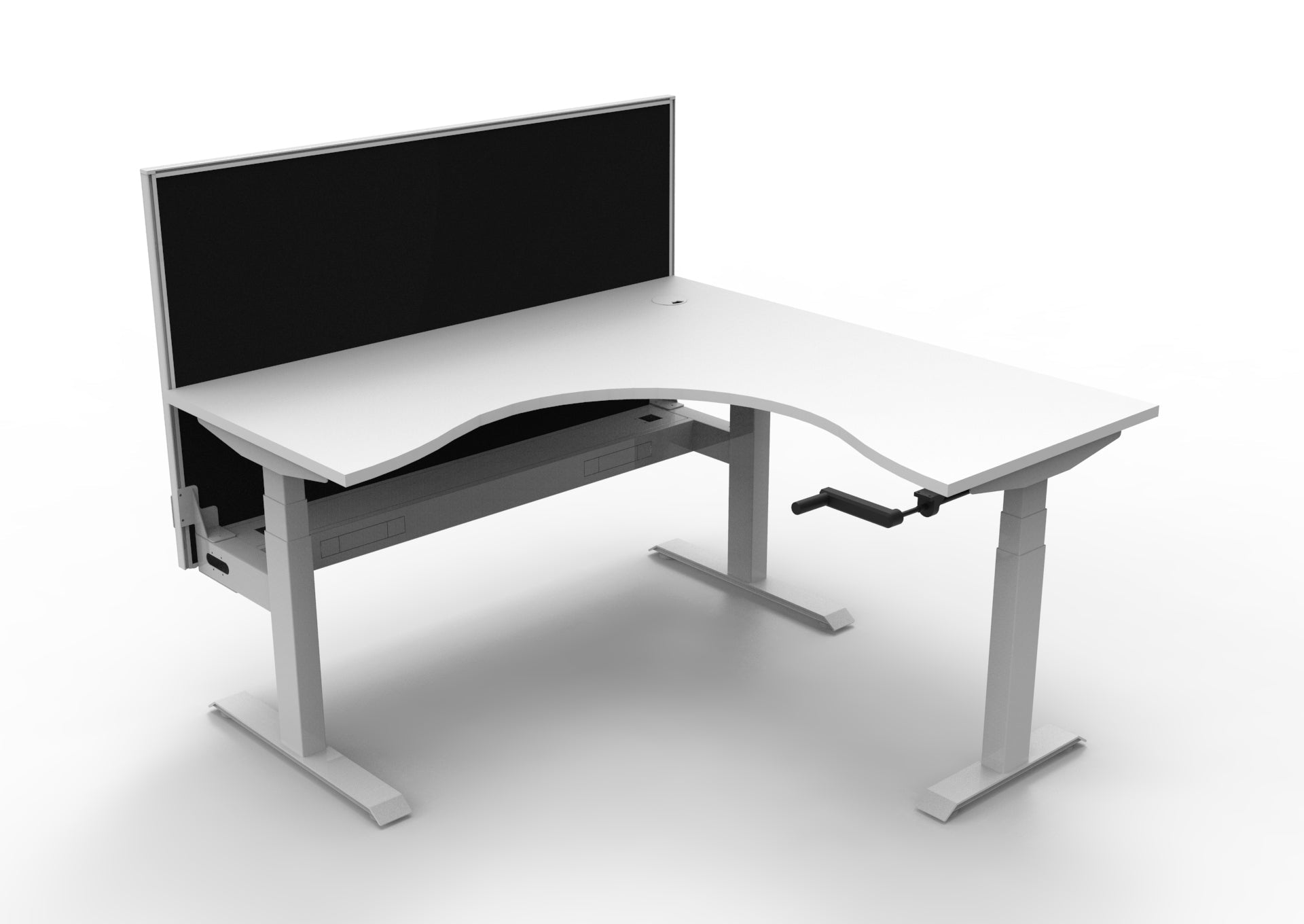 Boost Crank Corner Workstation - Easy Office Furniture