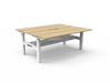 Boost Static Back to Back Workstation - Easy Office Furniture