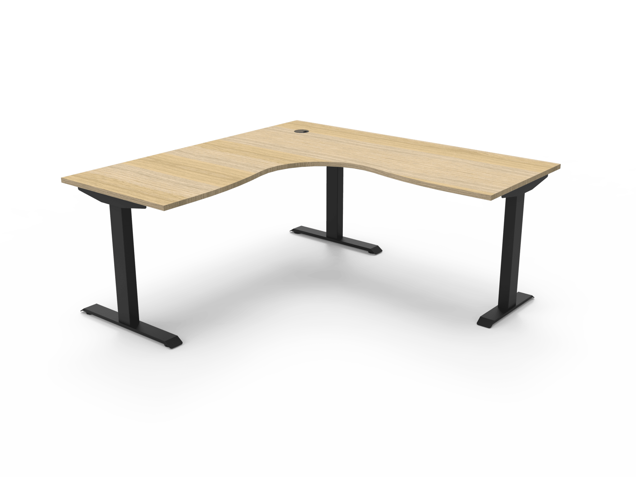 Boost Static Corner Workstation - Easy Office Furniture