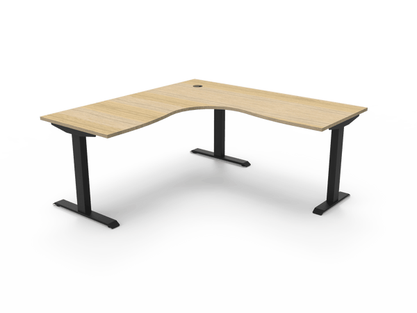 Boost Static Corner Workstation - Easy Office Furniture