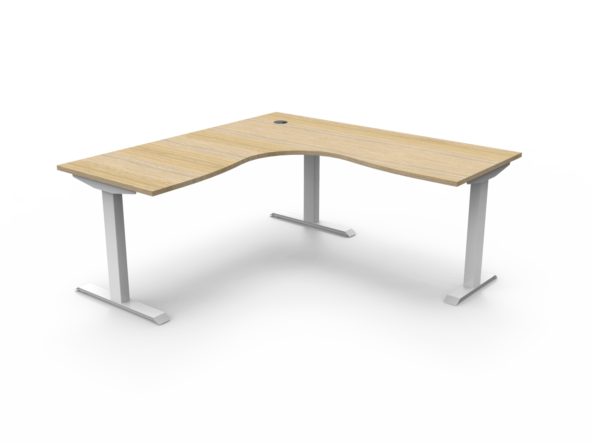 Boost Static Corner Workstation - Easy Office Furniture