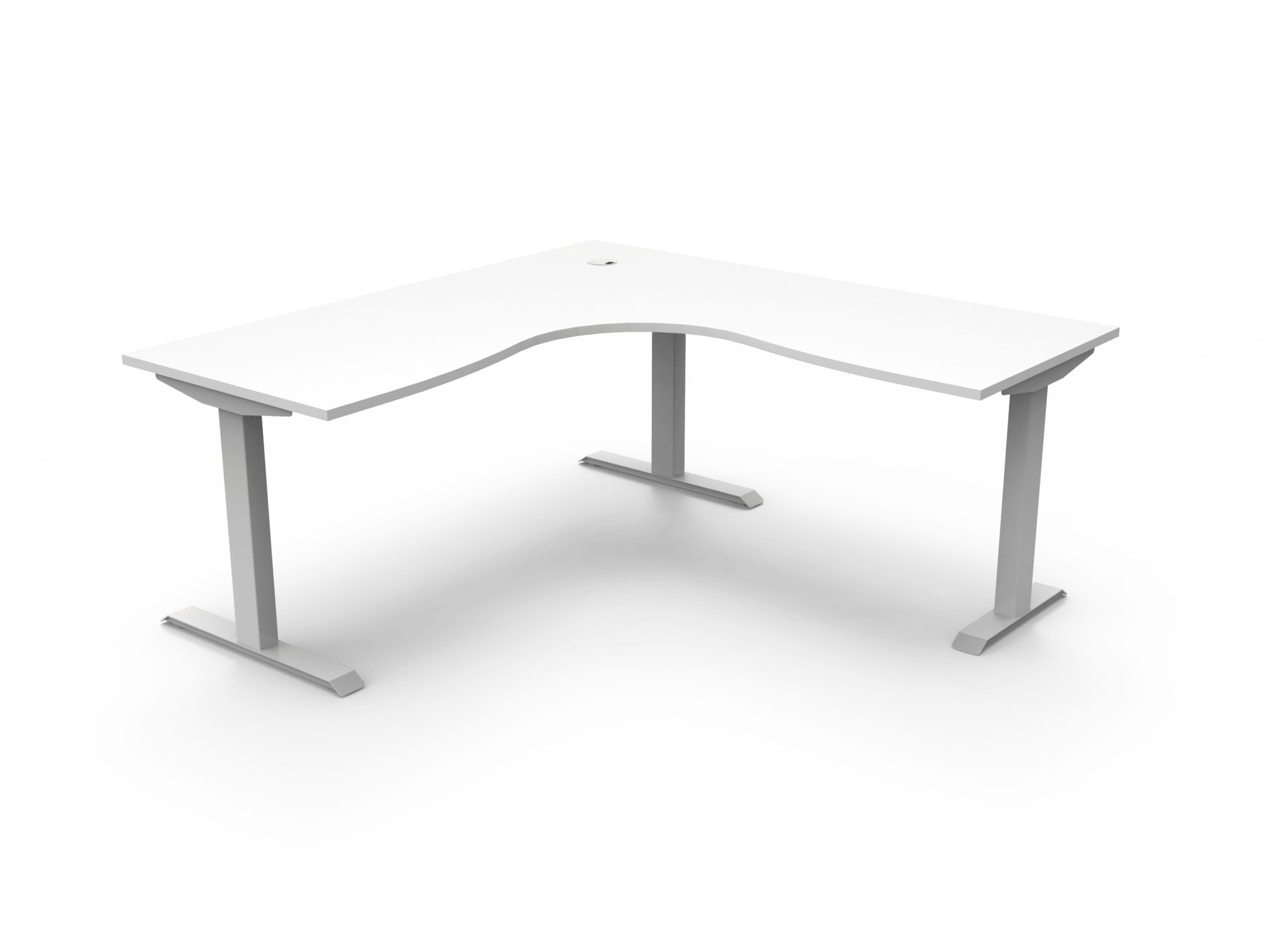 Boost Static Corner Workstation - Easy Office Furniture