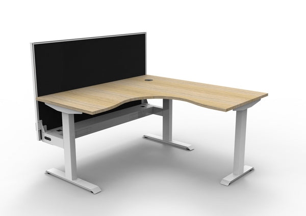 Boost Static Corner Workstation - Easy Office Furniture