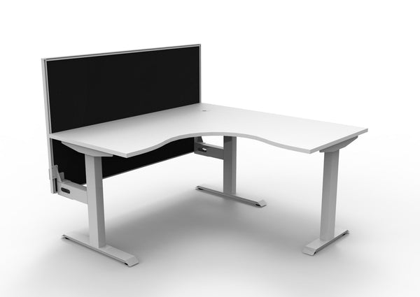Boost Static Corner Workstation - Easy Office Furniture
