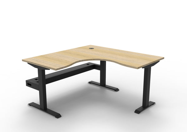 Boost Static Corner Workstation - Easy Office Furniture