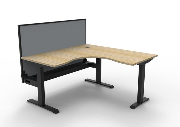 Boost Static Corner Workstation - Easy Office Furniture