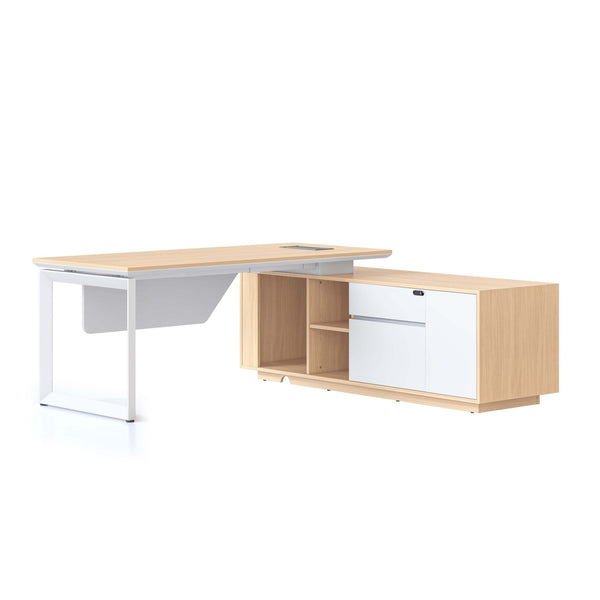 Casa Executive Desk & Cabinet - Easy Office Furniture