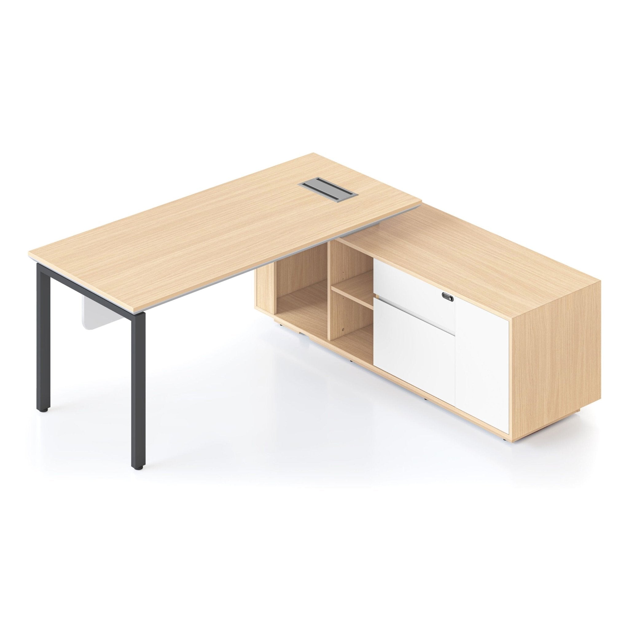 Casa Executive Desk & Cabinet - Easy Office Furniture