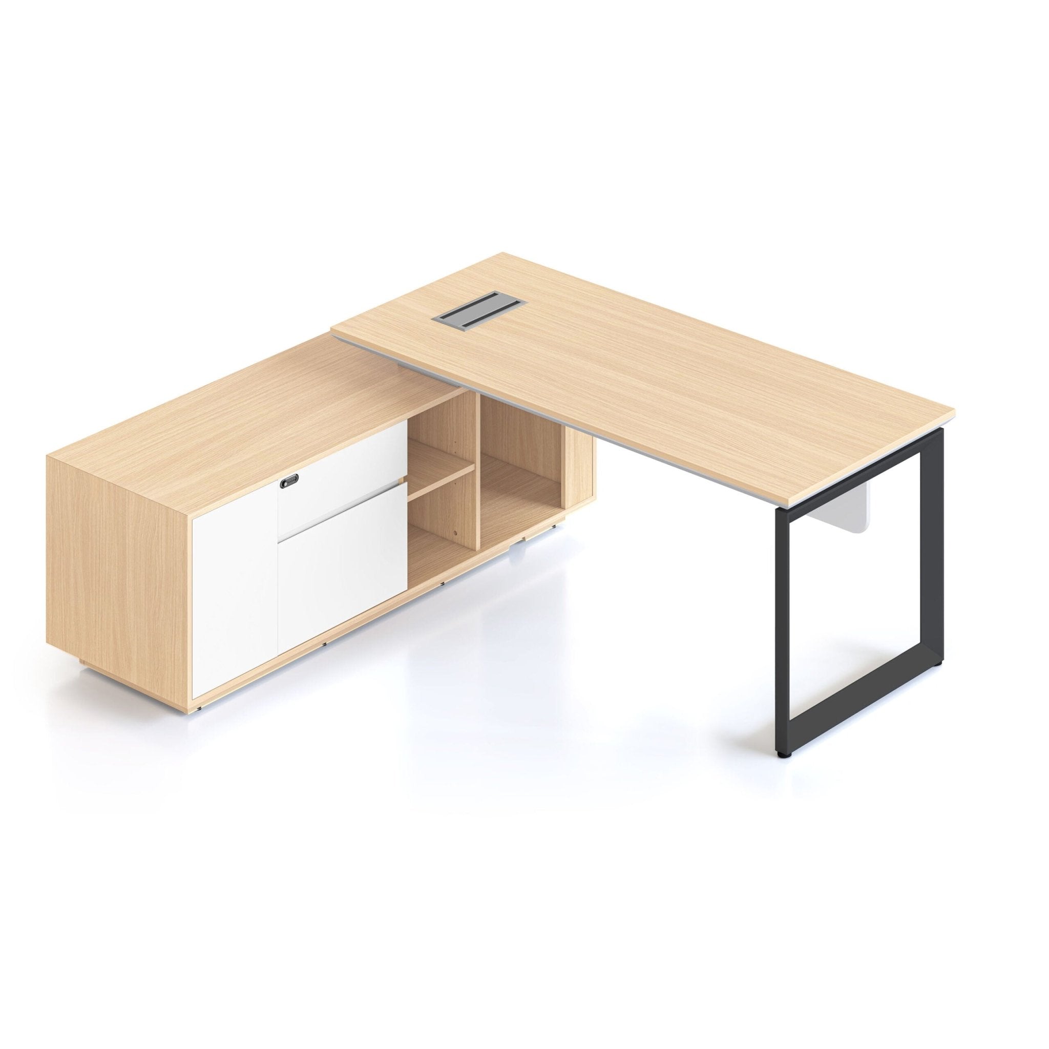 Casa Executive Desk & Cabinet - Easy Office Furniture