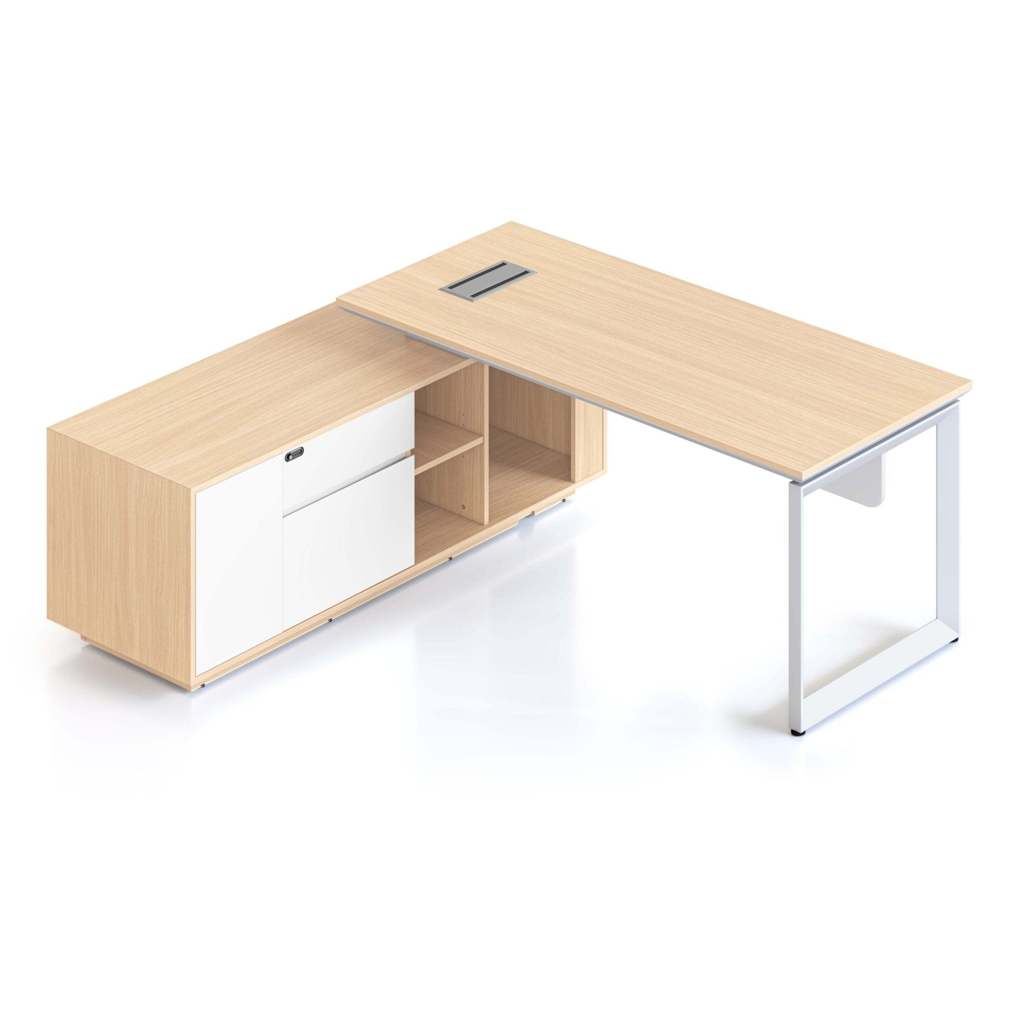 Casa Executive Desk & Cabinet - Easy Office Furniture