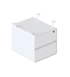 Deluxe Infinity 2 Drawer Hanging Pedestal - Easy Office Furniture