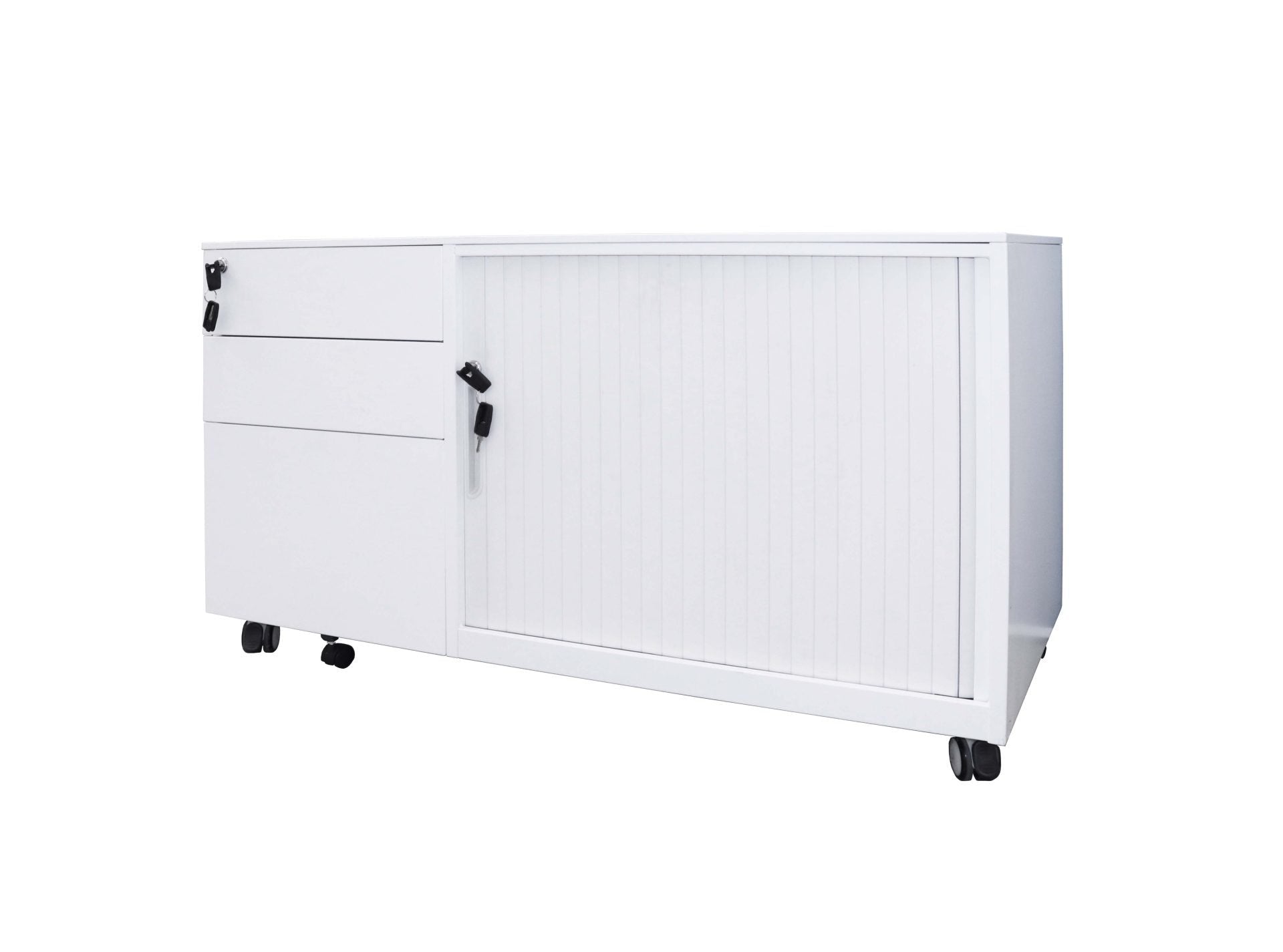 GO Steel Mobile Caddy - Right Tambour - Easy Office Furniture