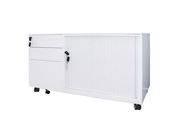 GO Steel Mobile Caddy - Right Tambour - Easy Office Furniture