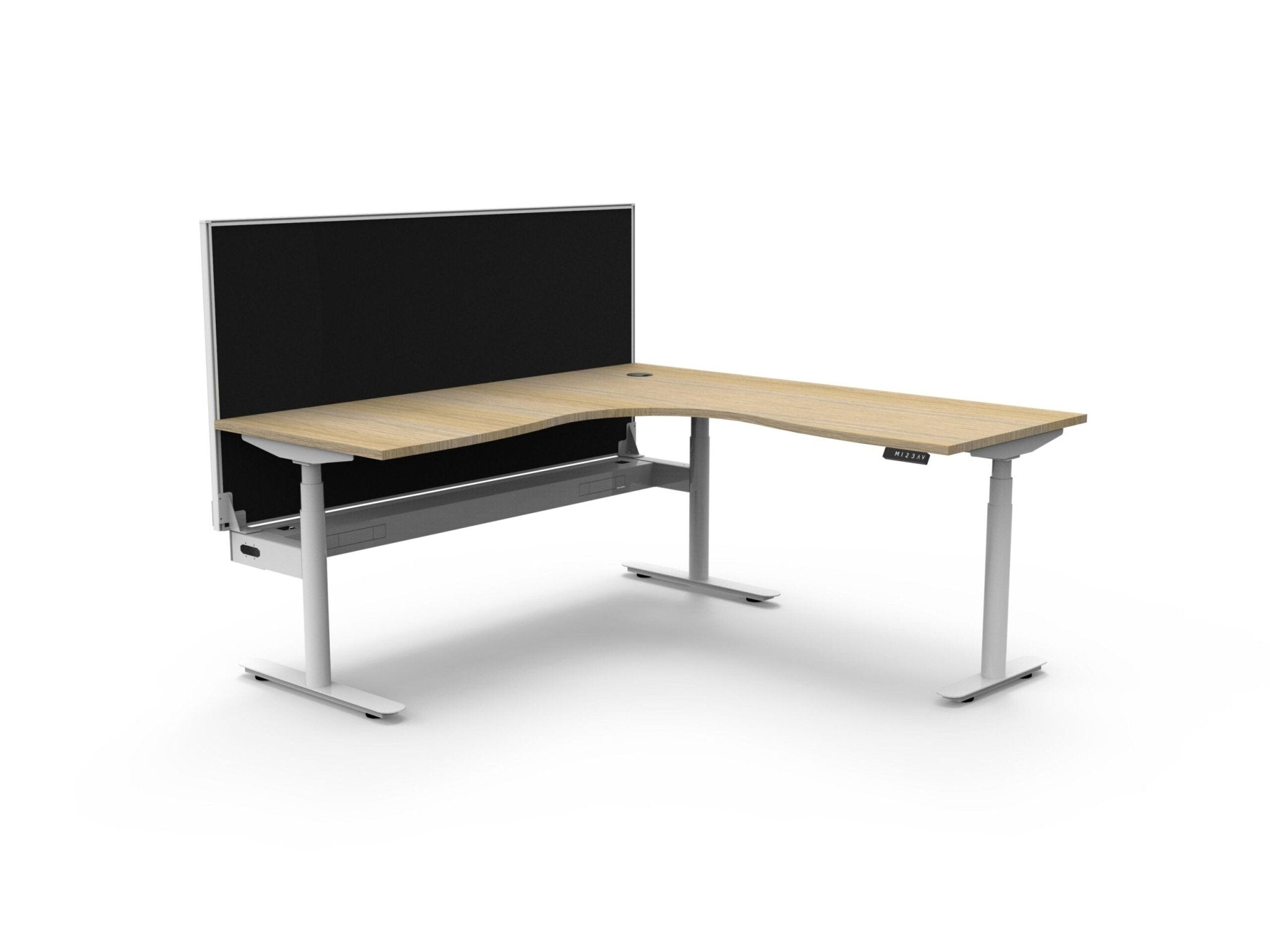 Halo + Corner Workstation - Easy Office Furniture