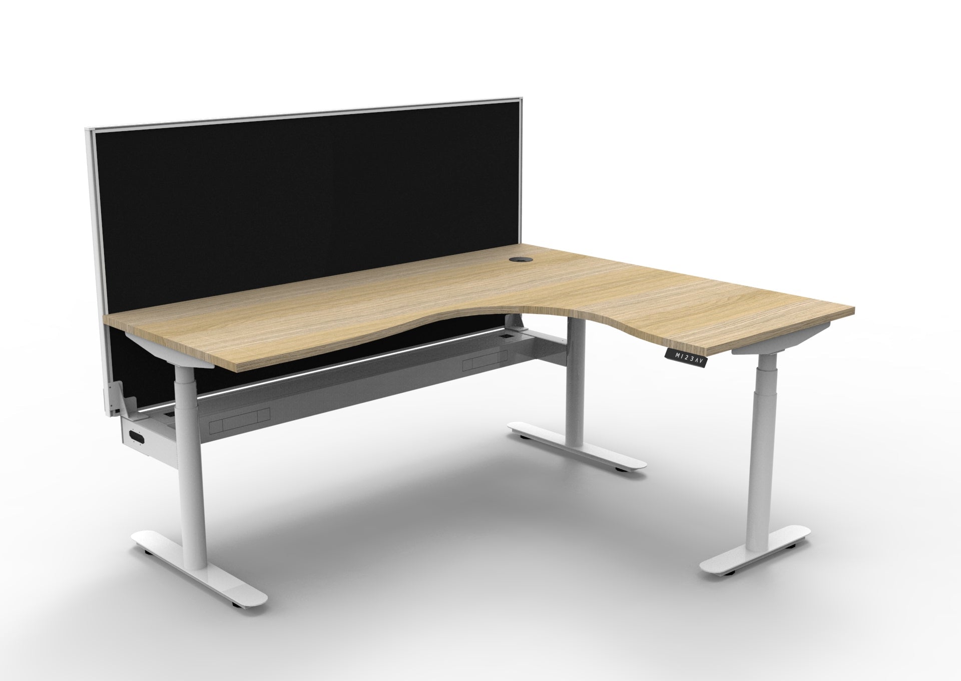 Halo + Corner Workstation - Easy Office Furniture