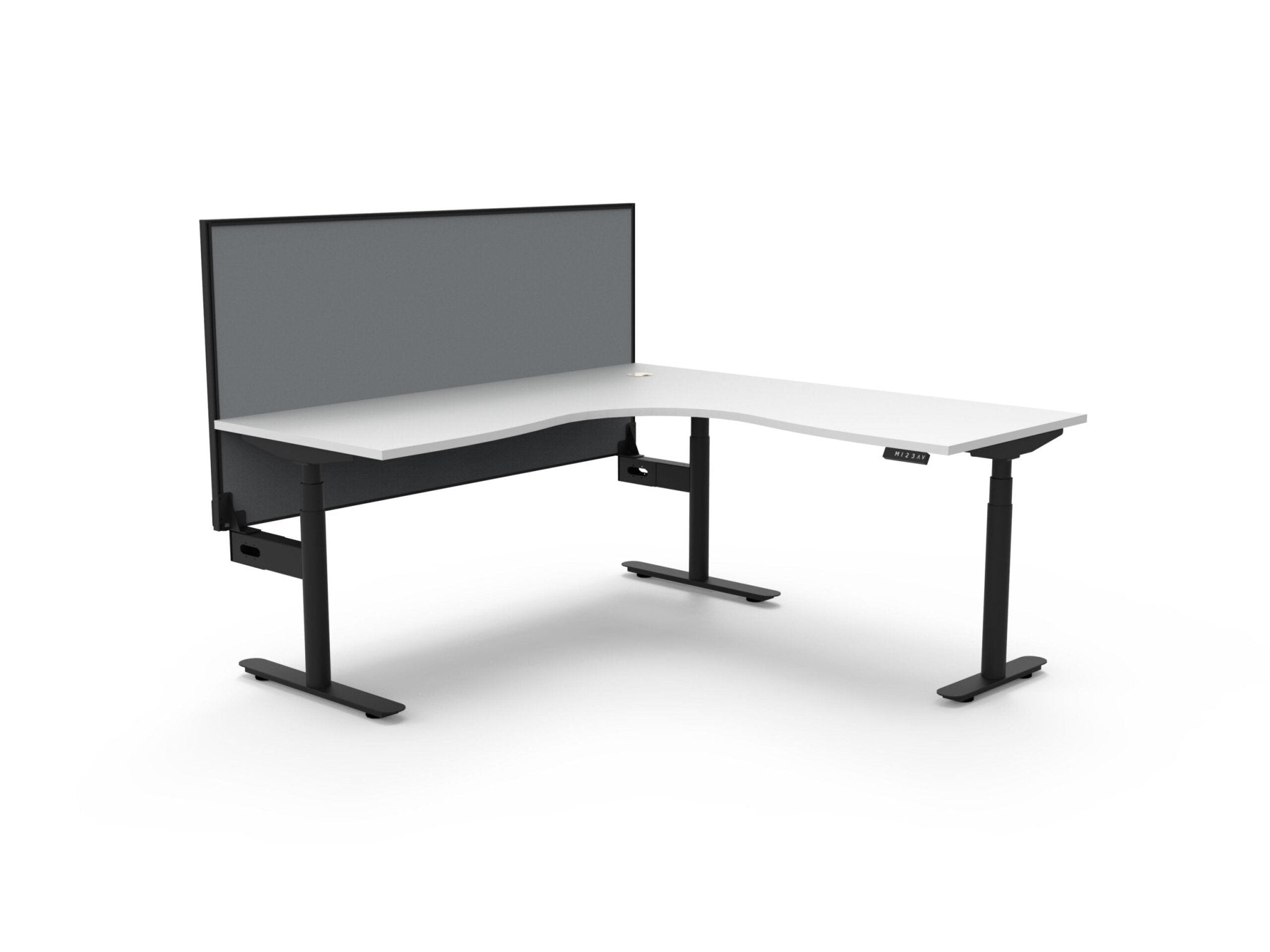 Halo + Corner Workstation - Easy Office Furniture