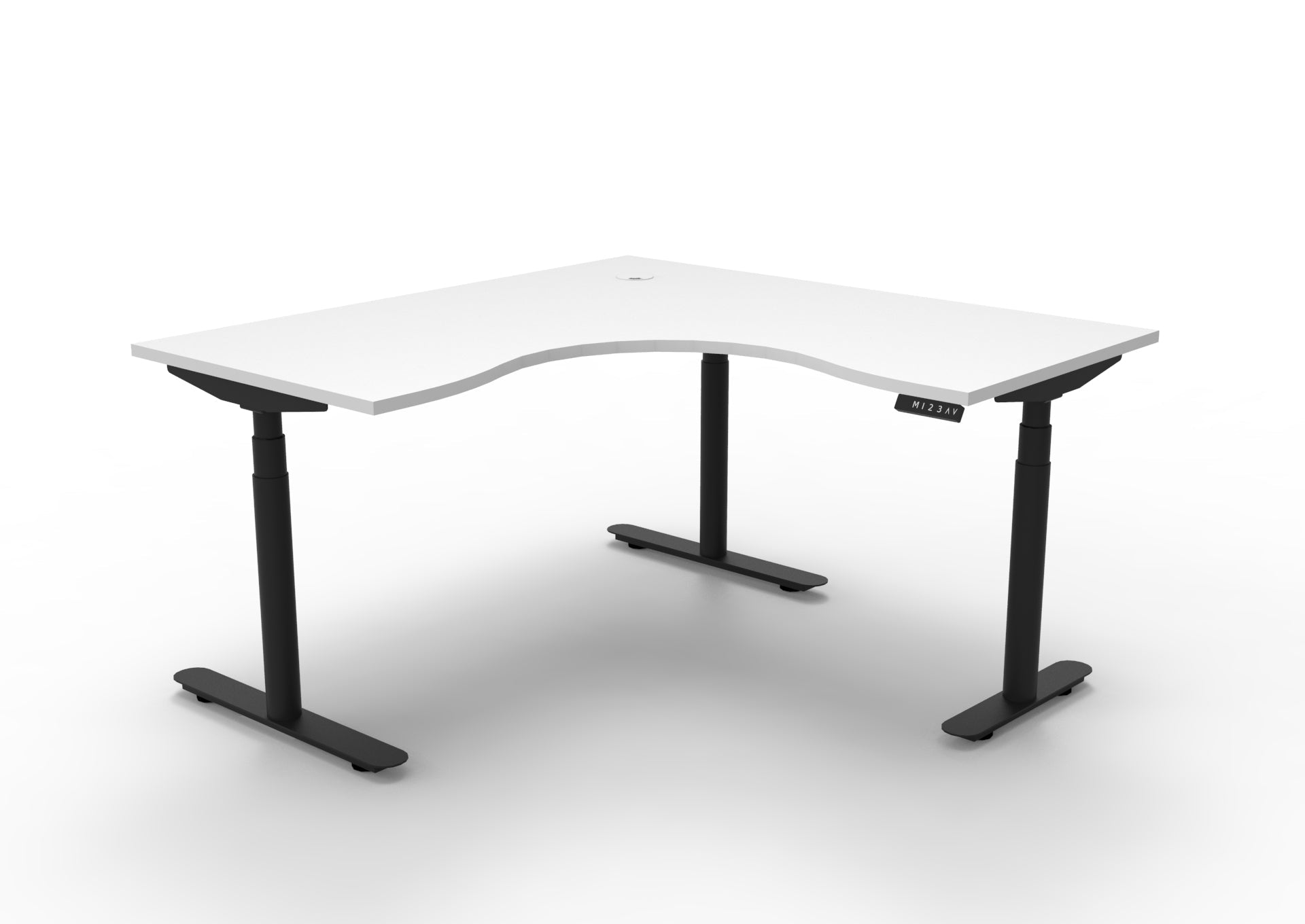 Halo + Corner Workstation - Easy Office Furniture