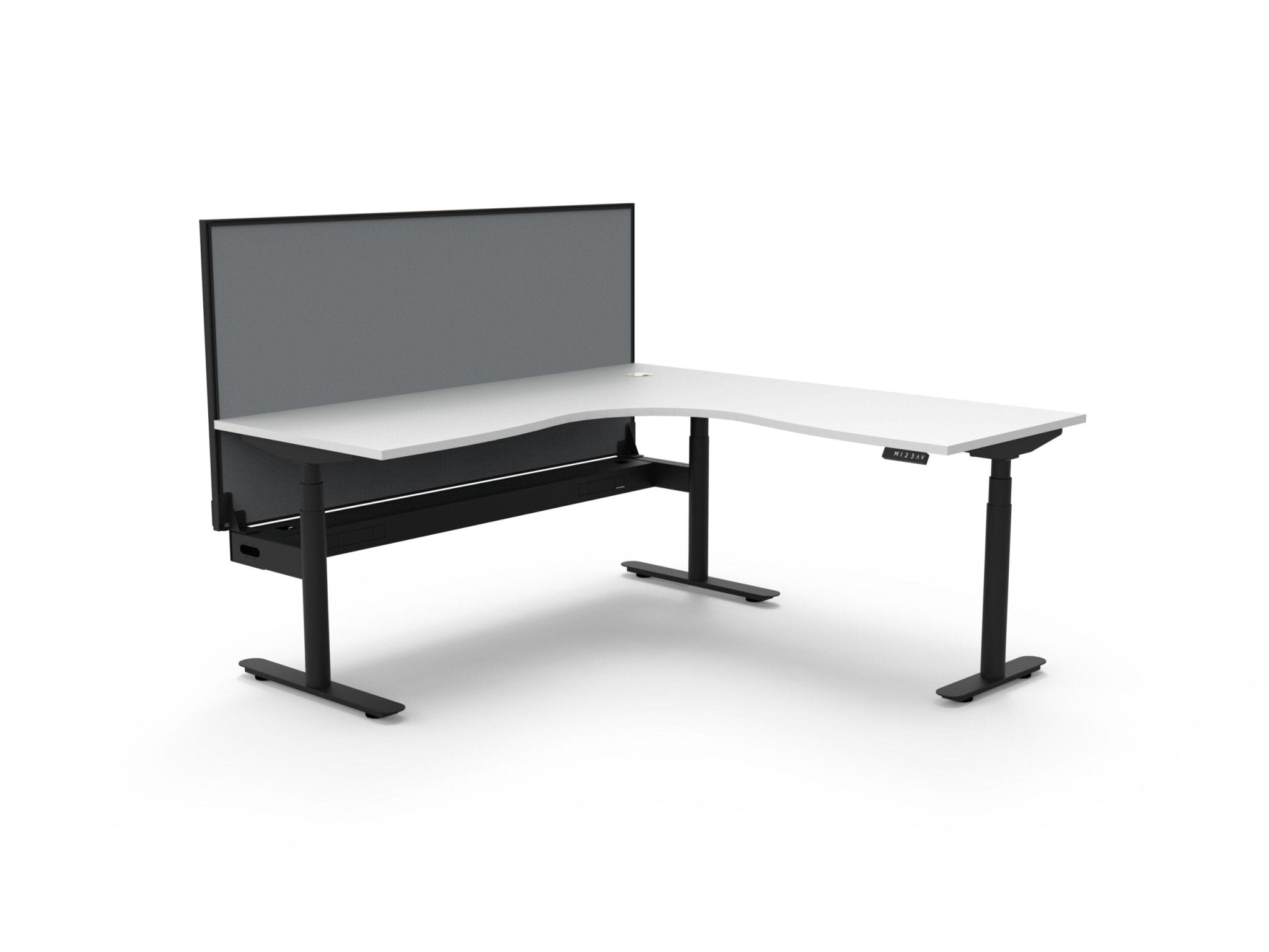 Halo + Corner Workstation - Easy Office Furniture
