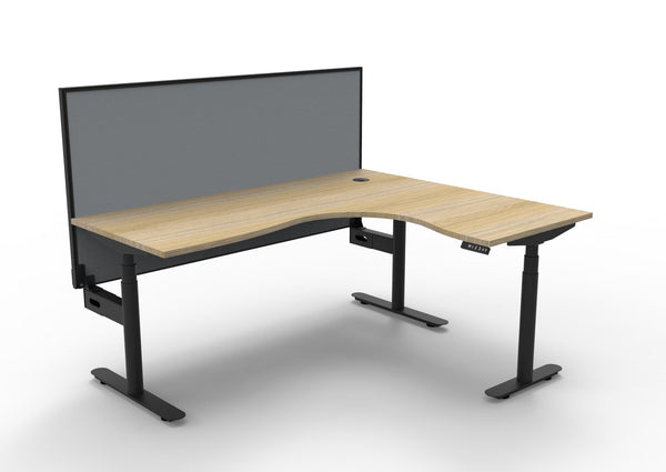 Halo + Corner Workstation - Easy Office Furniture