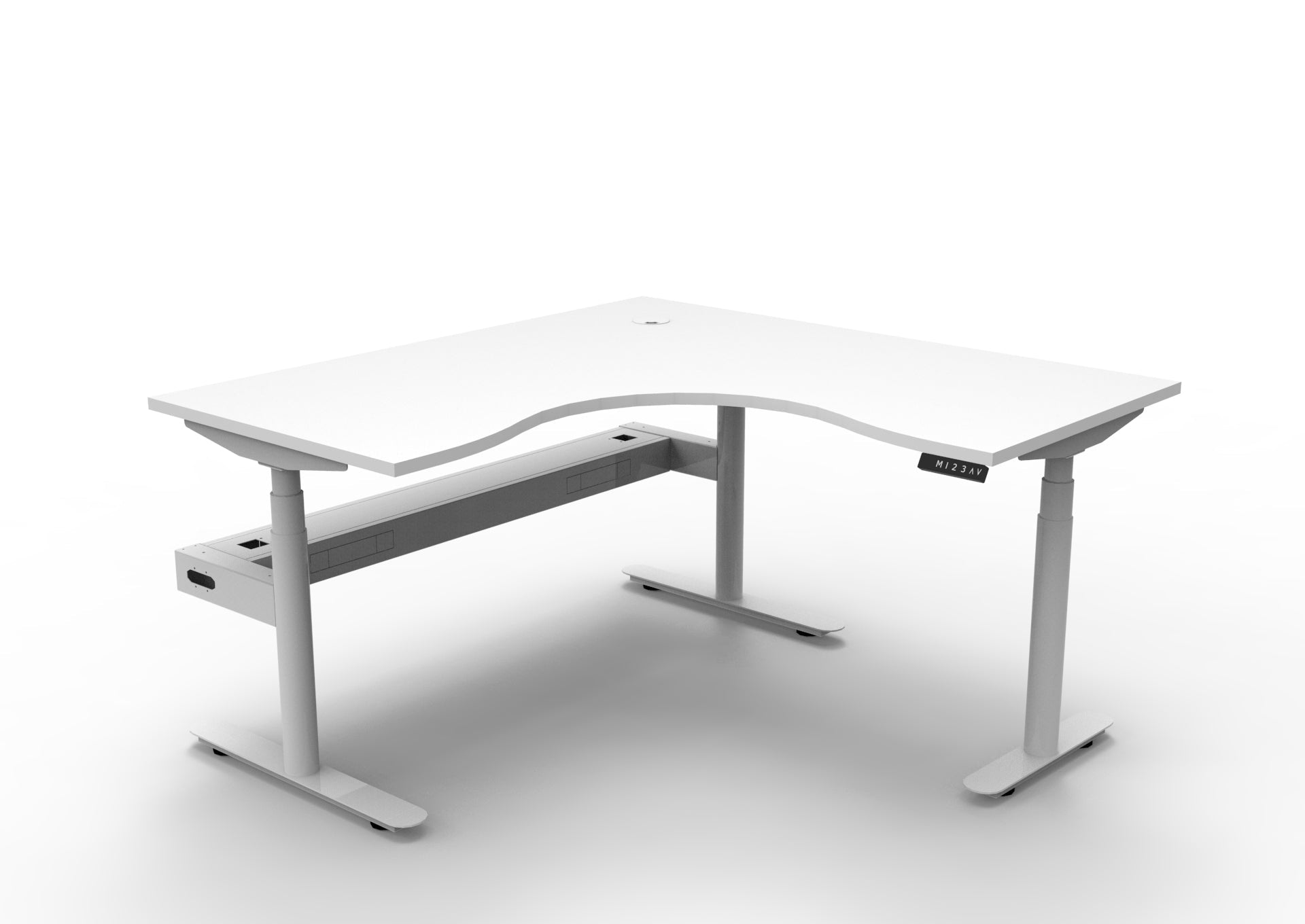 Halo + Corner Workstation - Easy Office Furniture