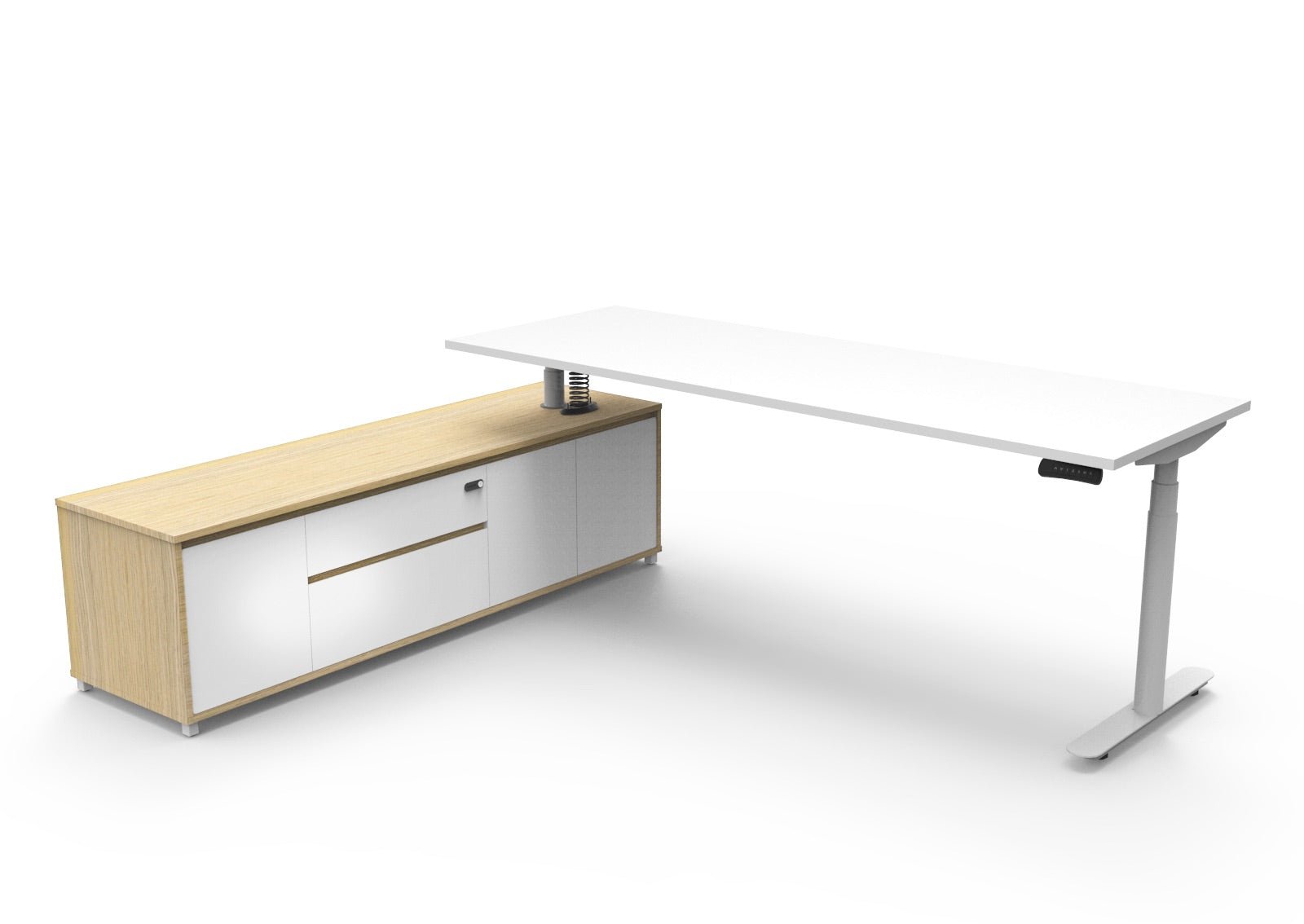 Halo Plus Executive Desk & Cabinet - Easy Office Furniture