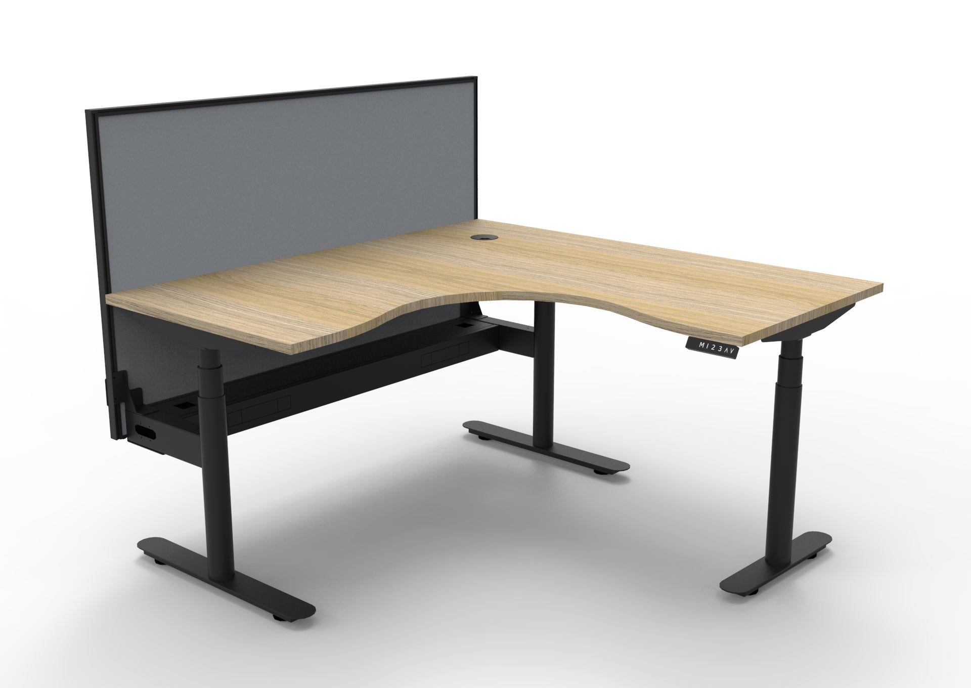 Halo+ Single Sided Desk - Easy Office Furniture