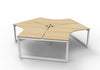 Infinity 120 Degree Workstation - Loop Leg - Easy Office Furniture