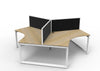 Infinity 120 Degree Workstation - Loop Leg - Easy Office Furniture