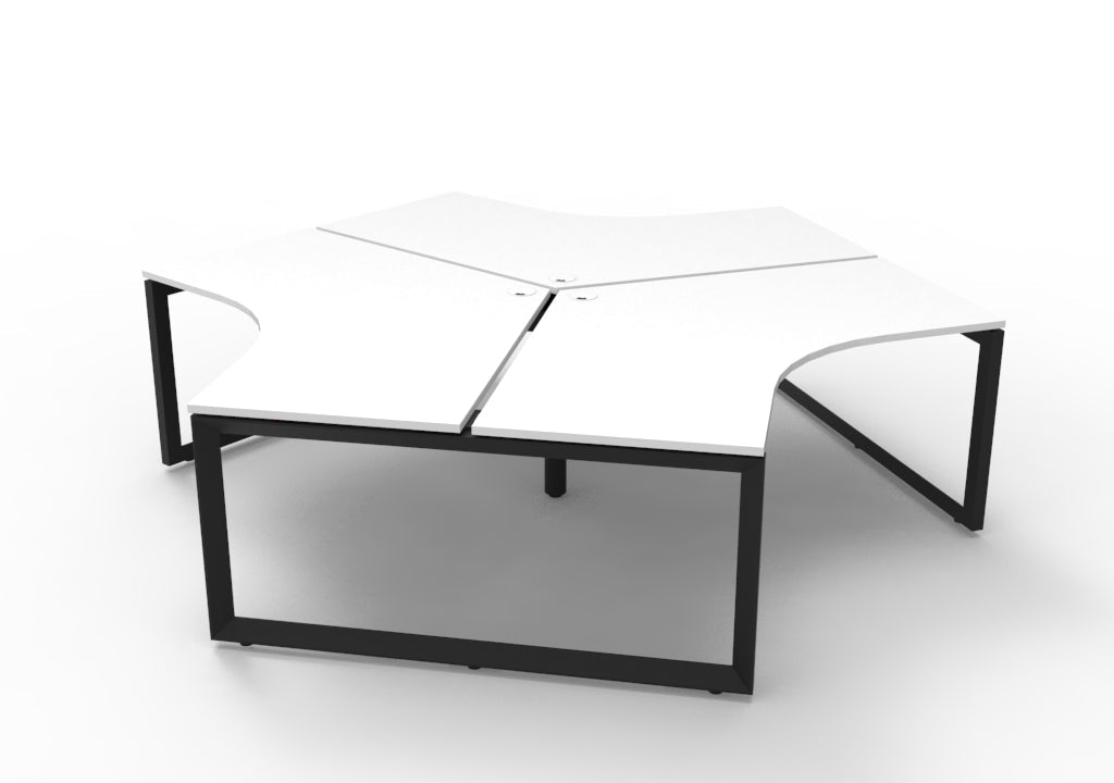 Infinity 120 Degree Workstation - Loop Leg - Easy Office Furniture