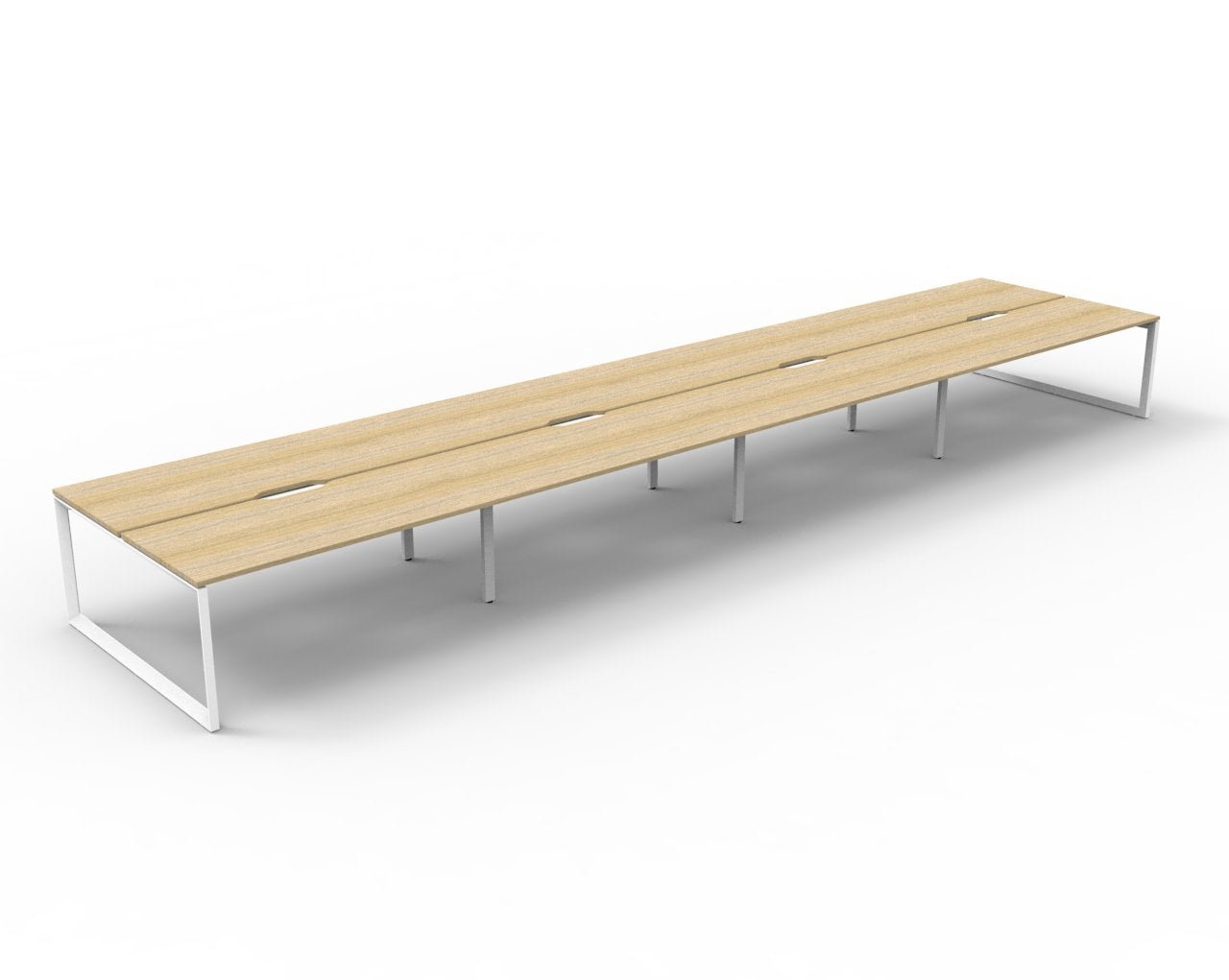 Infinity Back to Back Loop Leg Workstation - Easy Office Furniture