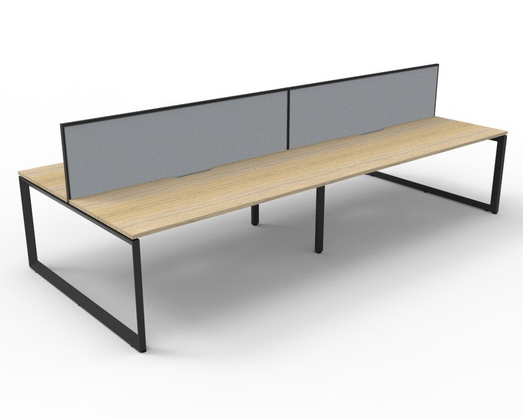 Infinity Back to Back Loop Leg Workstation - Easy Office Furniture