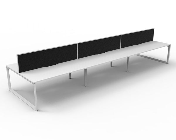 Infinity Back to Back Loop Leg Workstation - Easy Office Furniture