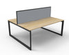 Infinity Back to Back Loop Leg Workstation - Easy Office Furniture