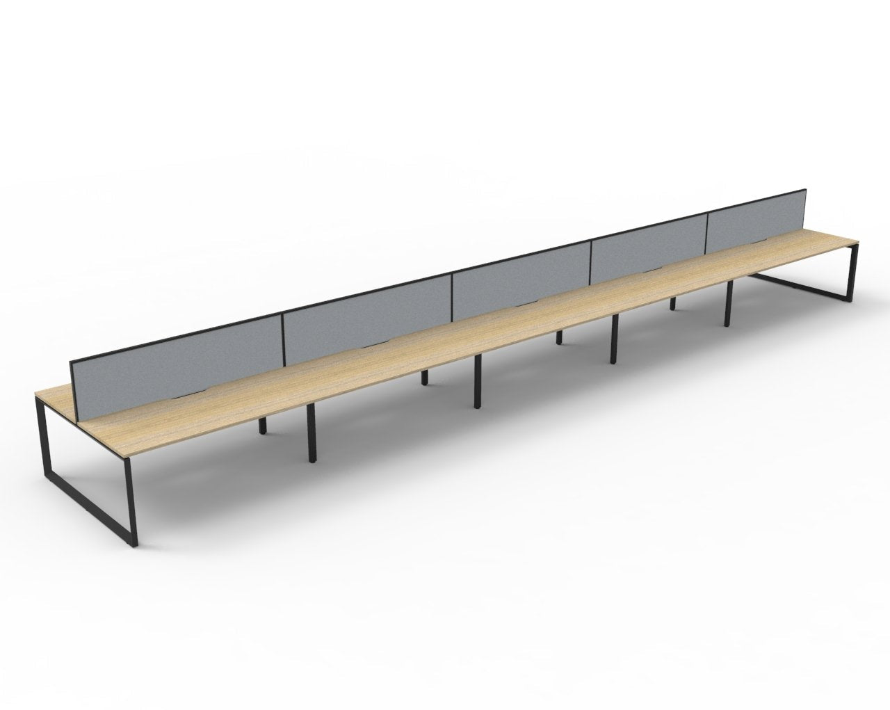 Infinity Back to Back Loop Leg Workstation - Easy Office Furniture