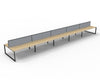 Infinity Back to Back Loop Leg Workstation - Easy Office Furniture