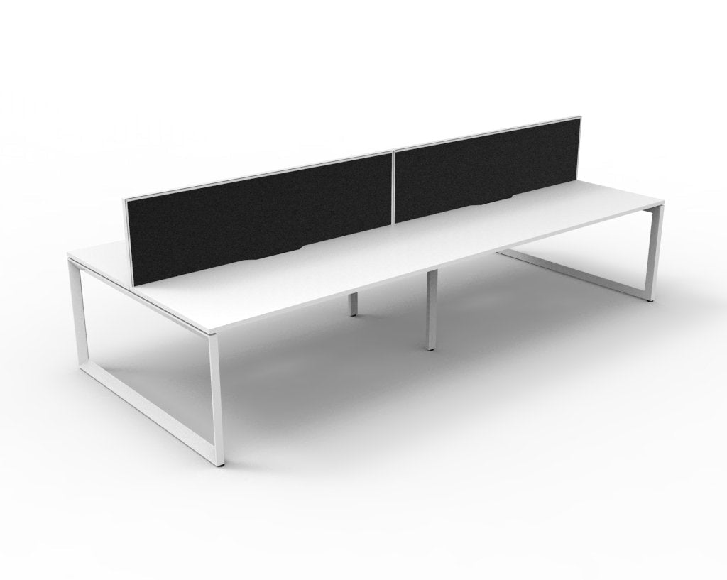 Infinity Back to Back Loop Leg Workstation - Easy Office Furniture