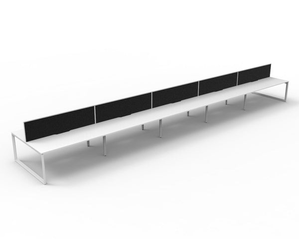 Infinity Back to Back Loop Leg Workstation - Easy Office Furniture