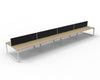 Infinity Back to Back Loop Leg Workstation - Easy Office Furniture