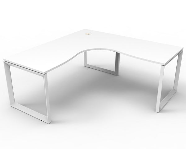Infinity Loop Leg Corner Workstation - Easy Office Furniture